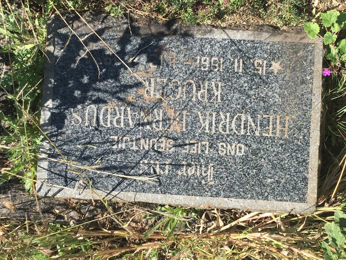 KRUGER Hendrik Bernardus 1961-1964