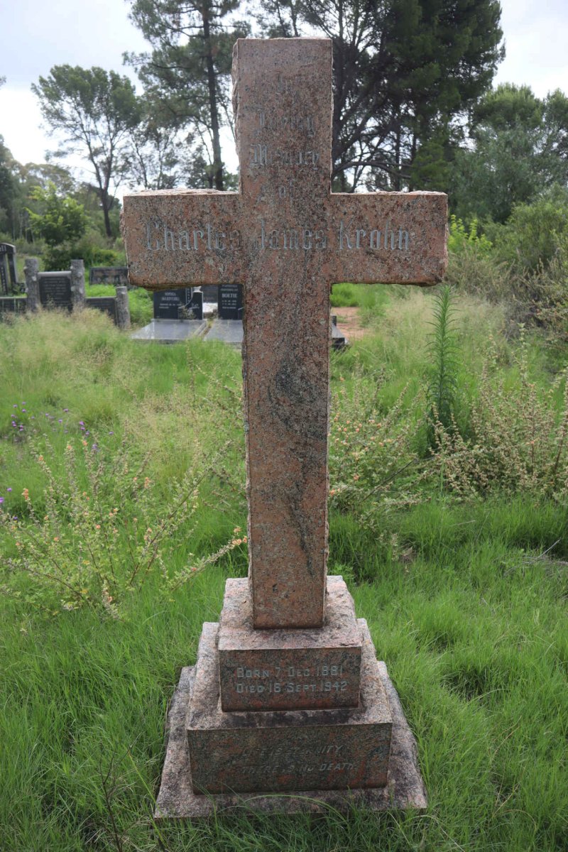 KROHN Charles James 1881-1942