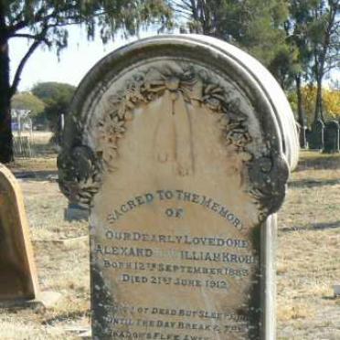 KROHN Alexander William 1883-1912