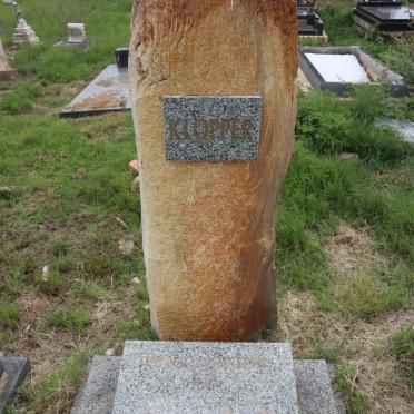 KLOPPER Wilhelmina 1926-1993