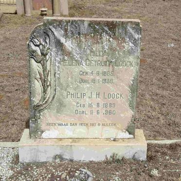 LOOCK Philip J.H. 1889-1960 &amp; Hilda Helena Gertruida 1895-1939