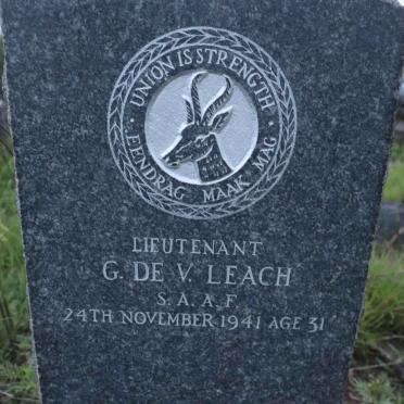 LEACH G. de V. -1941