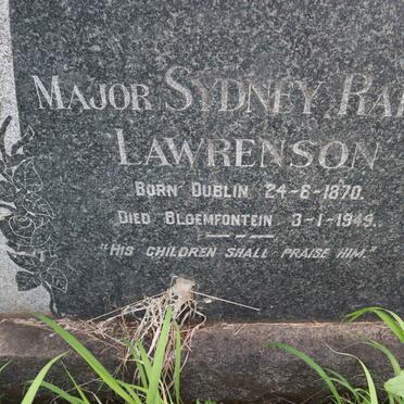 LAWRENSON Sidney Ralph 1870-1949 &amp; Ethel Mary 1874-1954
