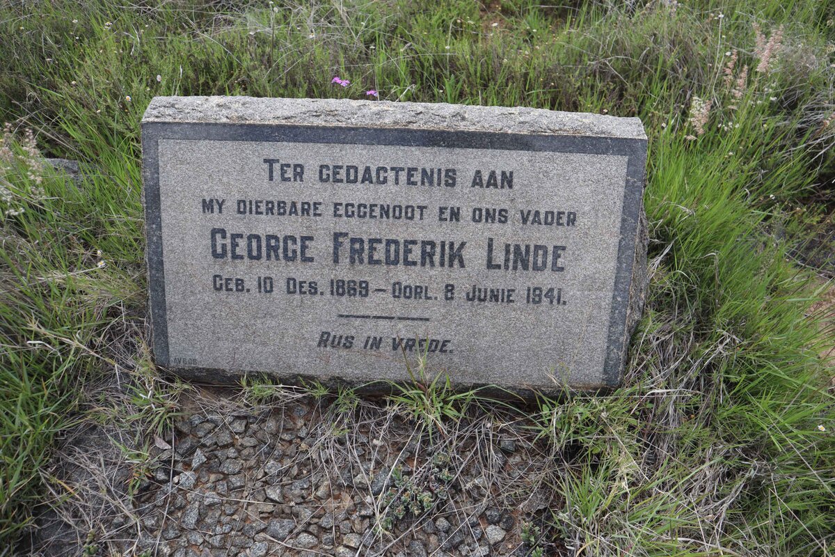 LINDE George Frederik 1889-1941