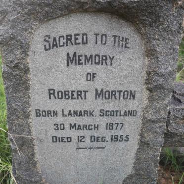 MORTON Robert 1877-1955
