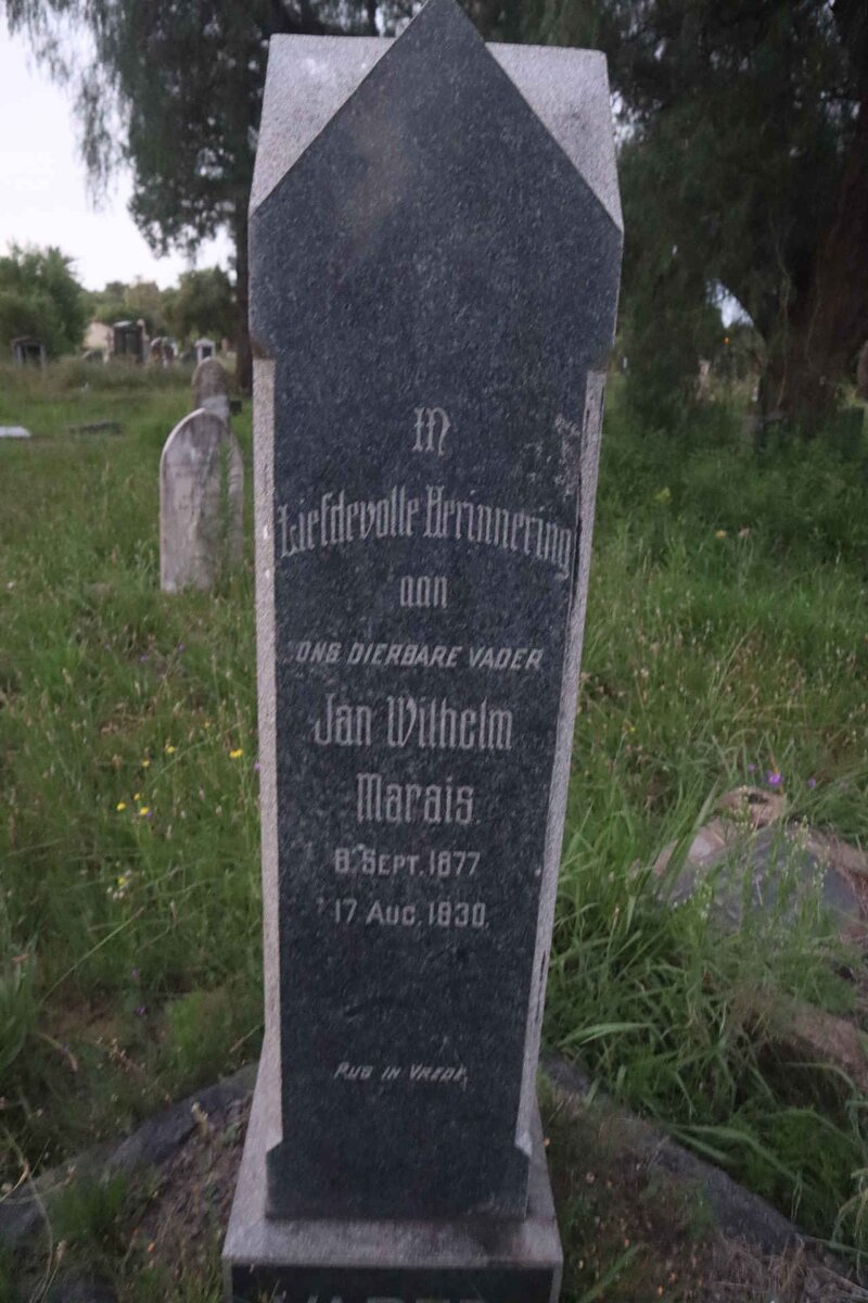 MARAIS Jan Wilhelm 1877-1930