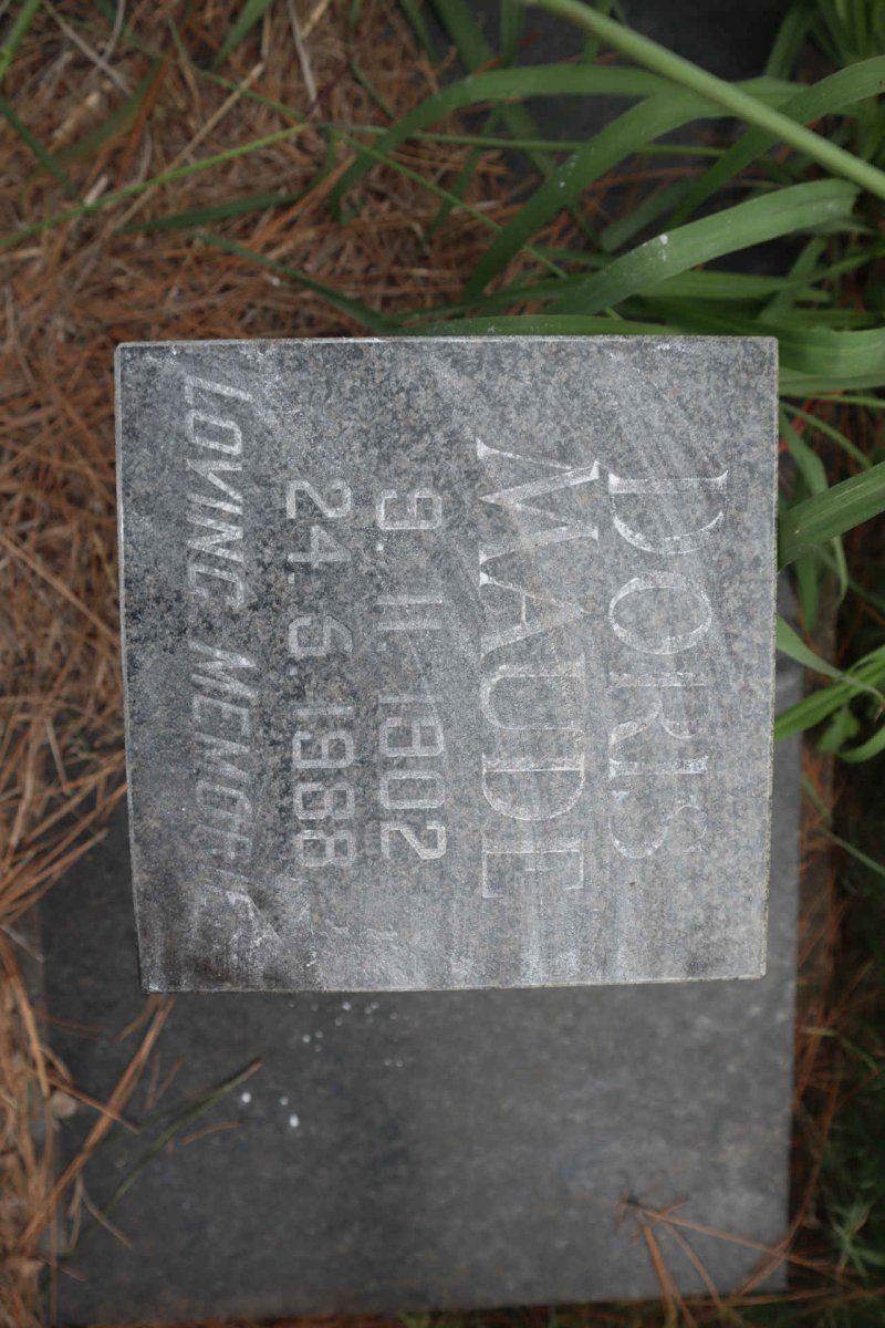 MAUDE Doris 1902-1988