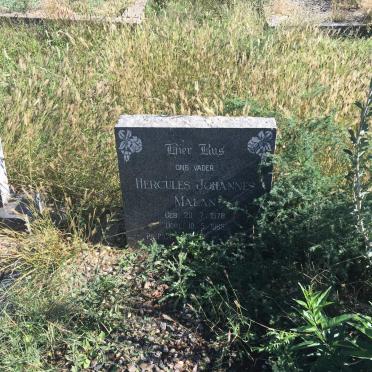 MALAN Hercules Johannes 1878-1965