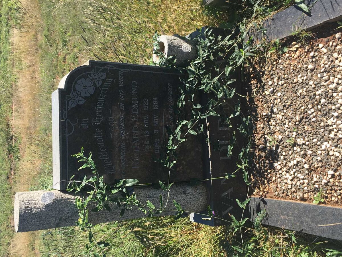 MERWE Richard Edmund, van der 1923-1964