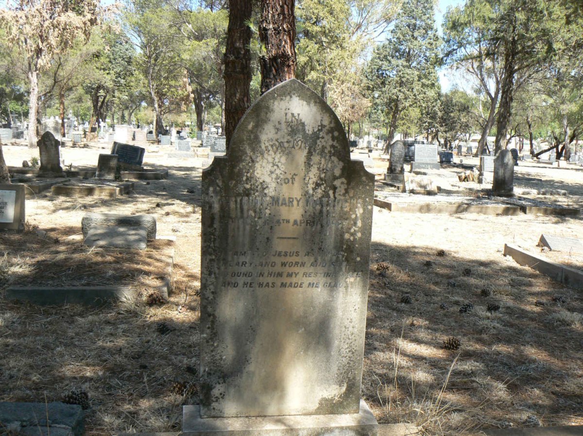 MATTHEWS Gertrude Mary -1927