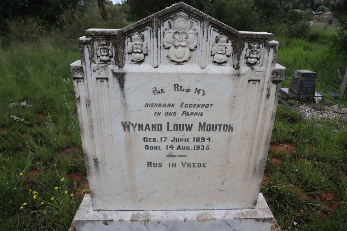 MOUTON Wynand Louw 1894-1935