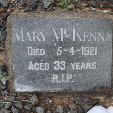 MCKENNA Mary -1921