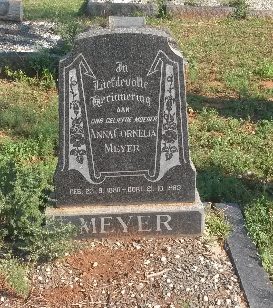 MEYER Anna Cornelia 1880-1963