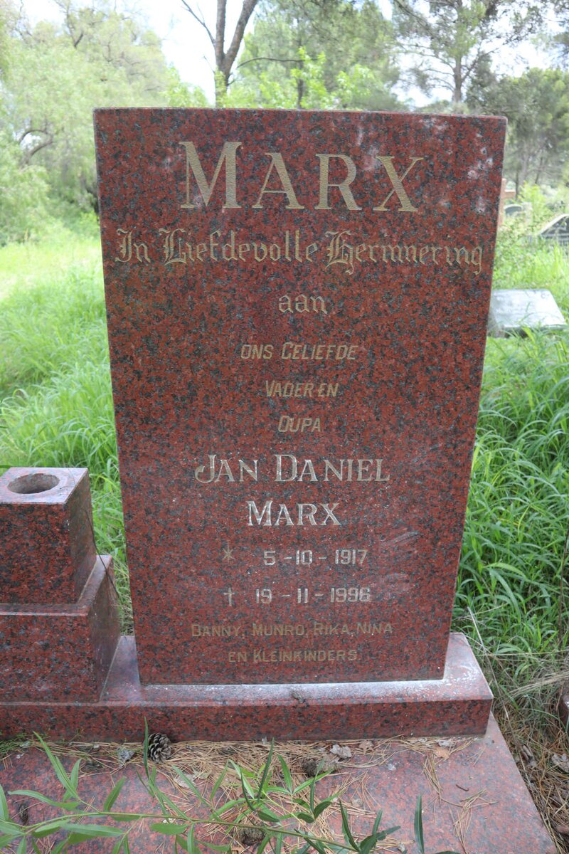 MARX Jan Daniel 1917-1996 &amp; Florence MUNRO 1918-1991