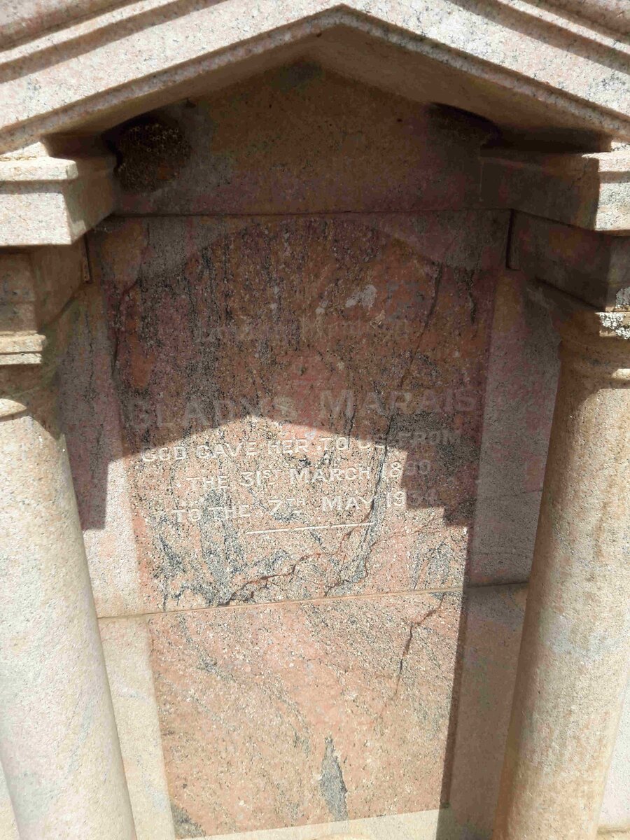 MARAIS Gladys 1890-1934