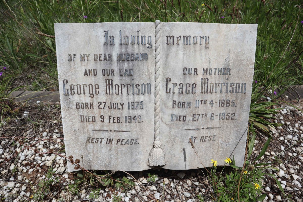 MORRISON George 1875-1943 &amp; Grace 1885-1952