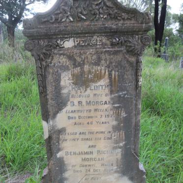 MORGAN Benjamin Richard -1954 &amp; Ray Edith -1921