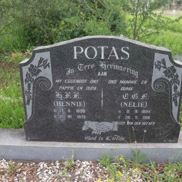POTAS H.F.F. 1896-1973 &amp; C.G.J. 1894-1991
