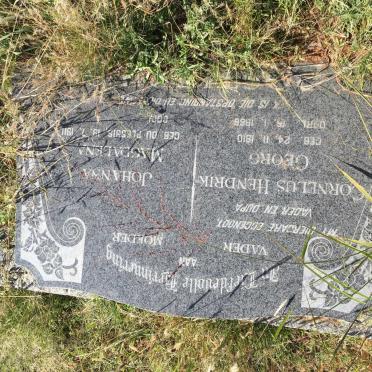 POSTHUMUS Cornelus Hendrik Georg 1910-1966 &amp; Johanna Magdalena DU PLESSIS 1911-