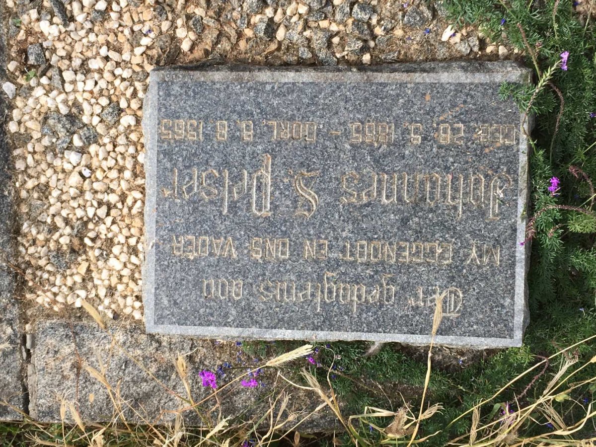 PELSER Johannes S. 1885-1965