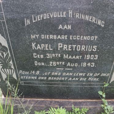 PRETORIUS Karel 1903-1943