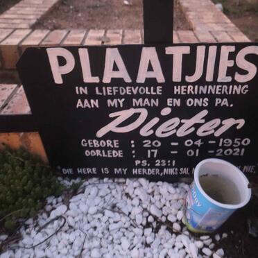 PLAATJIES Pieter 1950-2021
