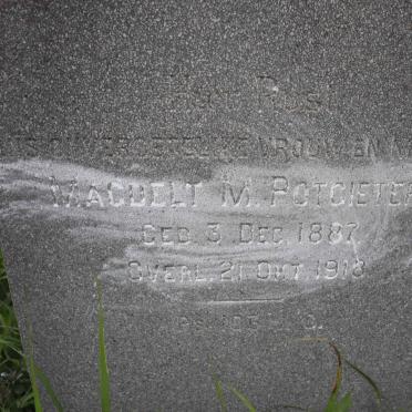 POTGIETER Magdelt M. 1887-1918