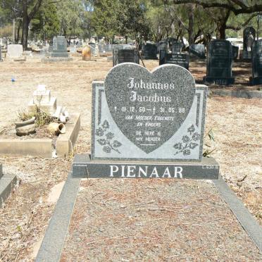 PIENAAR Johannes Jacobus 1950-1988