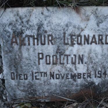POOLTON Arthur Leonard -1940