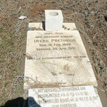 PRETORIUS Irene 1940-1941