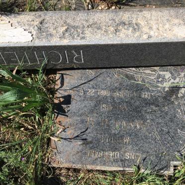 RICHTER Anna M.M. nee MARAIS 1892-1967