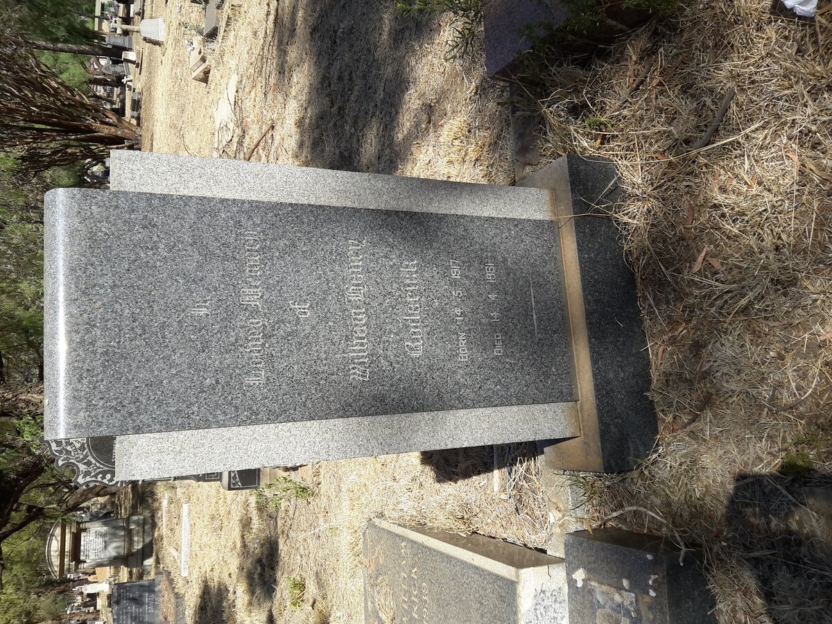 RODERICK William Henry 1917-1961