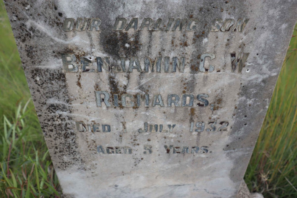 RICHARDS Benjamin C.W. -1932