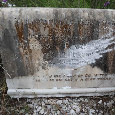 ROOYEN Andries J.G., van 1864-1940