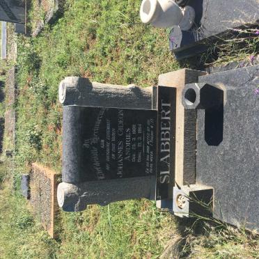 SLABBERT Johannes Gideon Andries 1908-1964