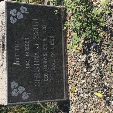 SMITH Christina J. nee GOUWS 1876-1965