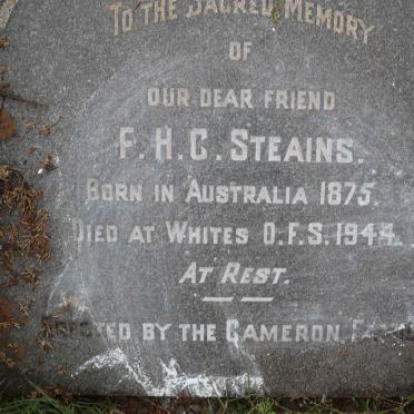 STEAINS F.H.C. 1875-1944