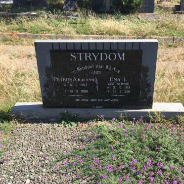 STRYDOM Petrus A. 1907-1993 &amp; Una L. NEWING 1915-2011