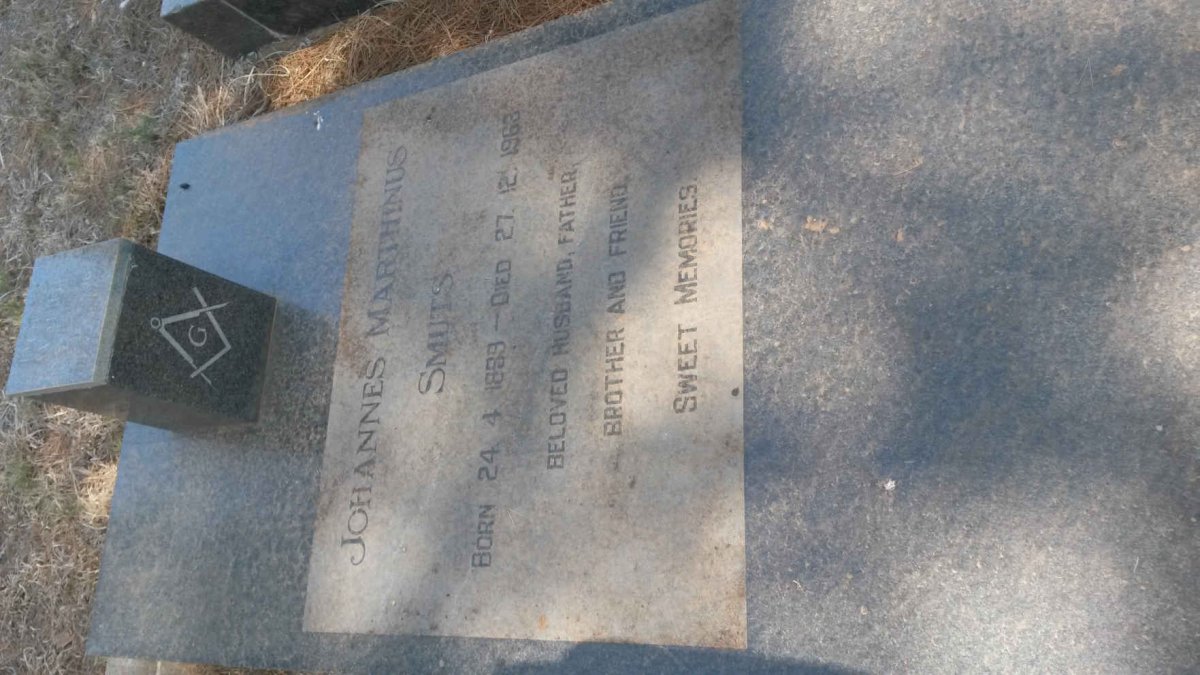 SMUTS Johannes Marthinus 1899-1963