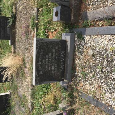 SNYMAN Marie nee GREYLING 1912-1994