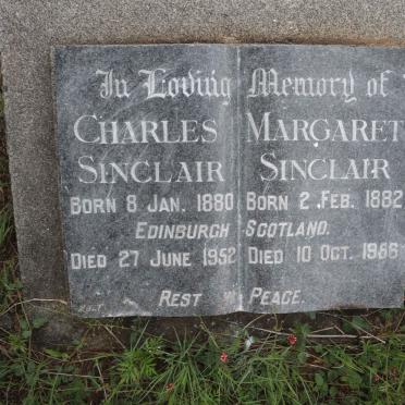 SINCLAIR Charles 1880-1952 &amp; Margaret 1882-1956