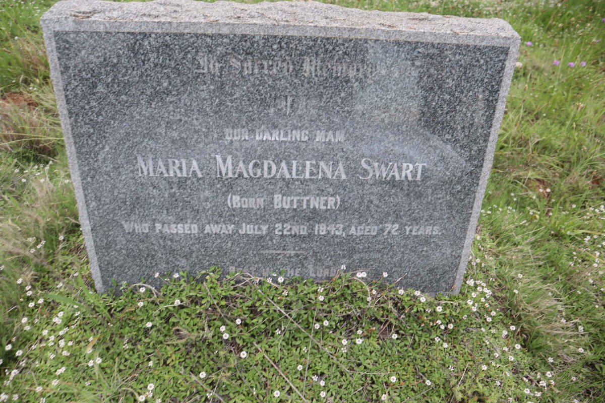SWART Maria Magdalena nee BUTTNER -1943