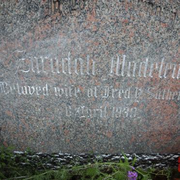 SUTHERLAND Fred &amp; Zuradah Madeleine -1939