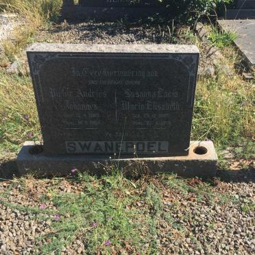 SWANEPOEL Pieter Andries Johannes 1883-1964 &amp; Susanna Lacia Maria Elisabeth 1887-1978