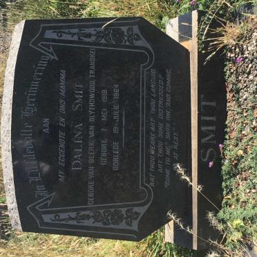 SMIT Dalina nee VAN BLERK 1918-1964