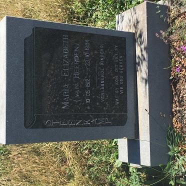 STEENKAMP Maria Elizabeth nee VAN HEERDEN 1912-1984