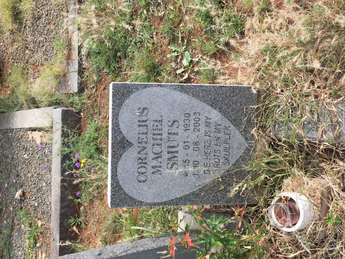 SMUTS Cornelius Machiel 1930-2003