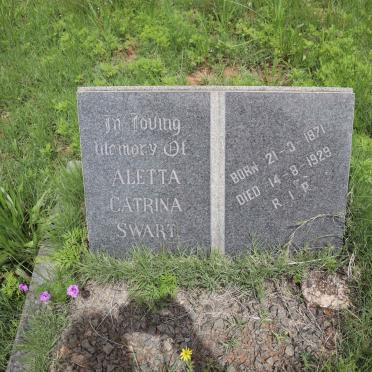 SWART Aletta Catrina 1871-1929