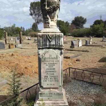 TONDER Jacobus Johannes Petrus, van 1871-1952