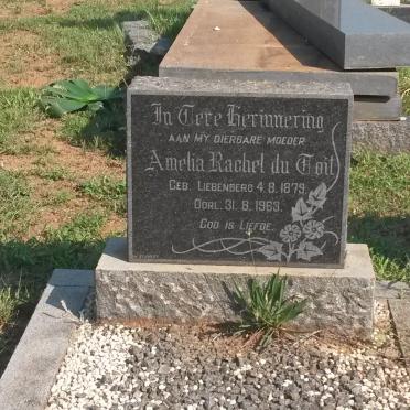 TOIT Amelia Rachel, du nee LIEBENBERG 1879-1963